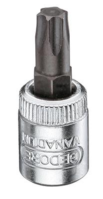 Hylsyavain 1/4" torx T25