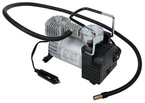 Kompressori mittarilla 12V metallia
