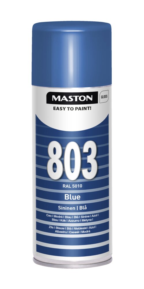 MASTON spraymaali sininen 100 400ML RAL5010