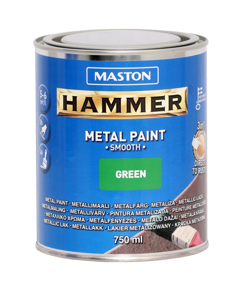 Hammer sileä vihreä 750ML