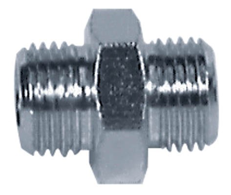 Jatkonippa ulkok. 1/2" X ulkok. 1/2"