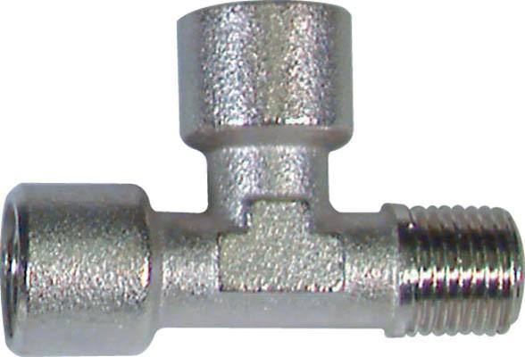T-liitin 2X sisäk. 3/8" + ulkok. 3/8"