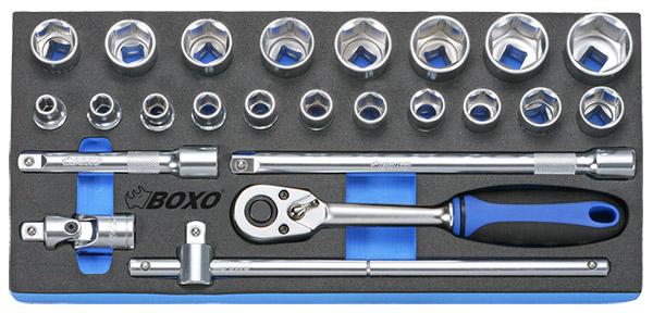 Hylsysarja 1/2" tuumamitat boxo