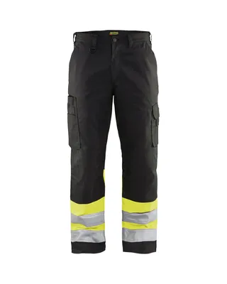 Highvis housut Musta/Keltainen