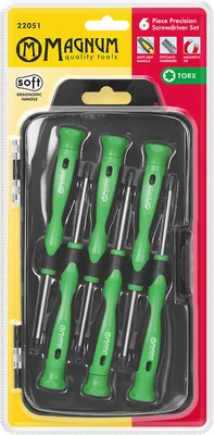 Tarkkuusruuvitalttasarja torx 6-OS.