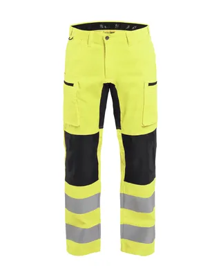 Hivis stretch trouser class 2 huomio kelt./musta