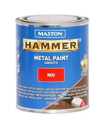 Hammer sileä punainen 750ML