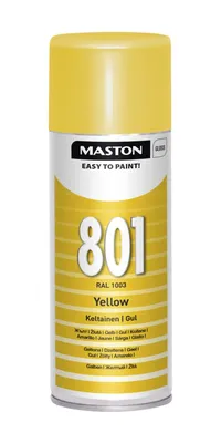 MASTON spraymaali keltainen 100 400ML RAL1003