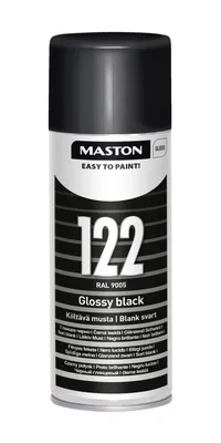 MASTON spraymaali musta kiilt. 100 400ML RAL9005