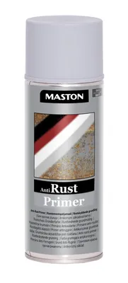 MASTON spraymaali anti rust-primer harmaa 400ML