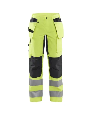 Naisten highvis riipputaskuhousu