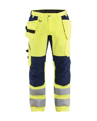 Highviss Riipputaskuhousut stretch Huomio kelt.
