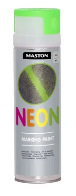 MASTON merkkausvärispray neon vihreä 500ML
