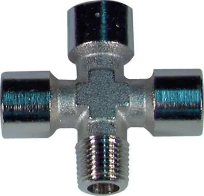 Risti-liitin 3X sisäk. 1/2" + ulkok. 1/2